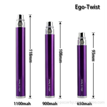 650/900/1100mAh EGO Twist Battery